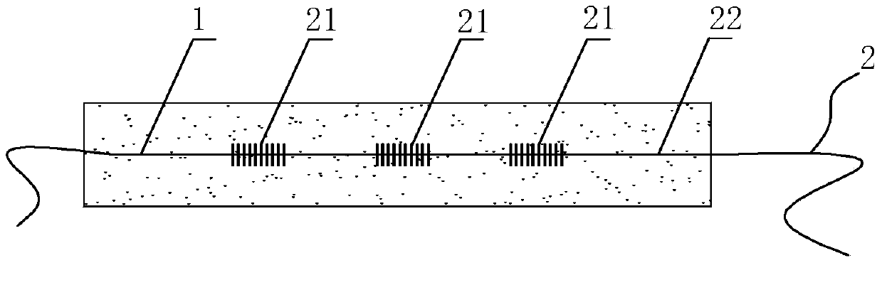 Fiber grating intelligent plate made of fiber reinforced polymer in pulling extrusion and continuous forming mode and manufacturing method thereof