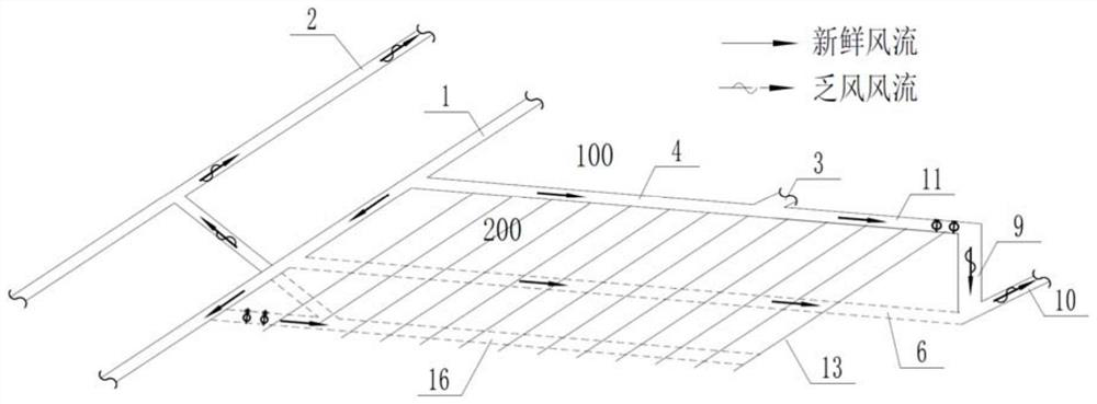 Single coal seam gas drainage method