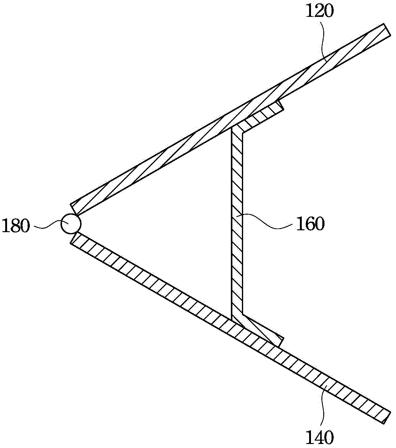 Vertical-axis wind driven generator and blade arm thereof