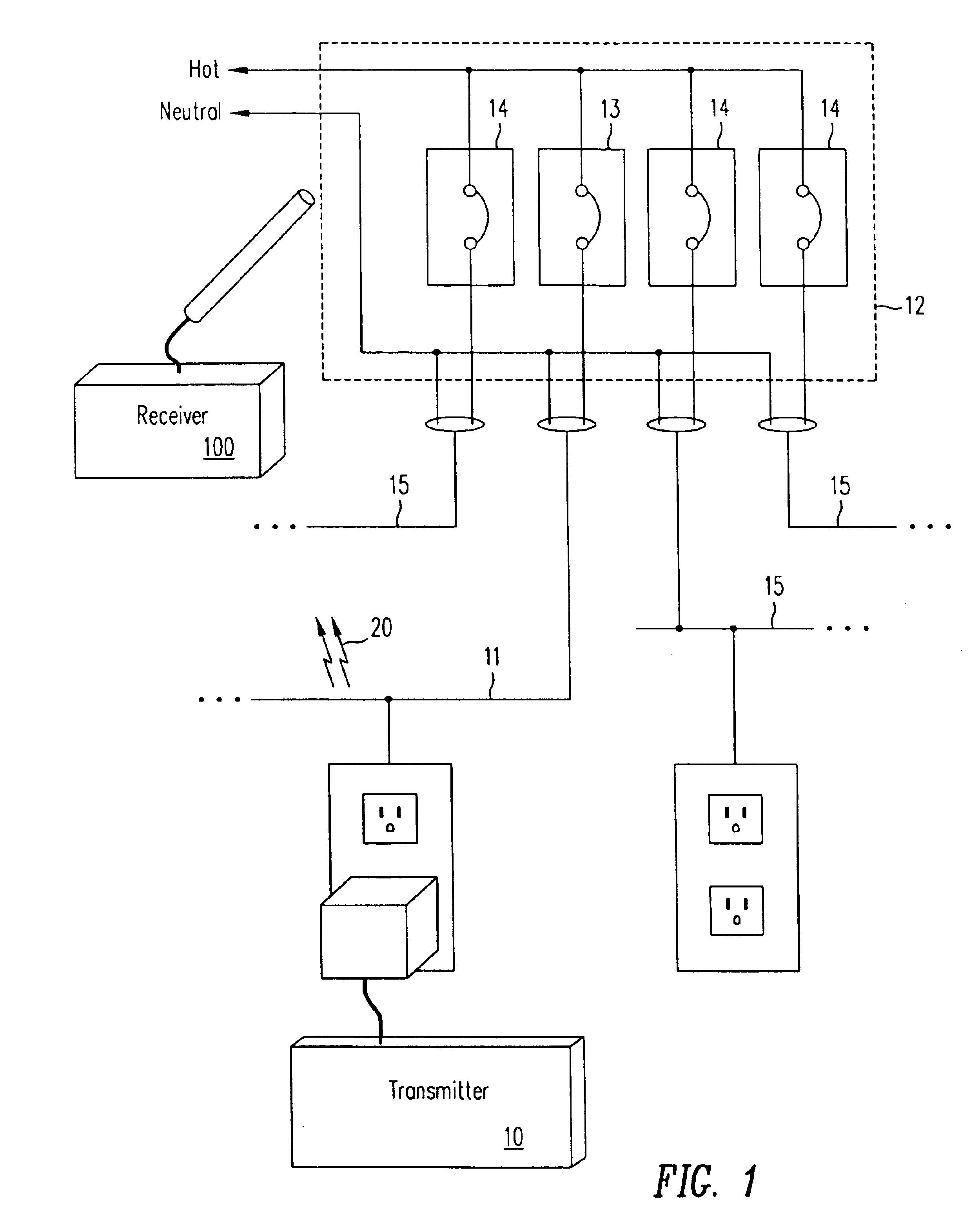 Electrical circuit tracing and identifying apparatus and method