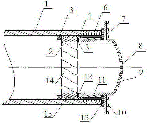 Sucking nozzle of injection molding sucker