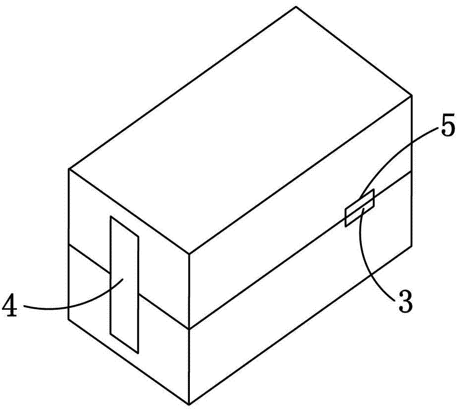 Microstrip waveguide double-probe transition structure