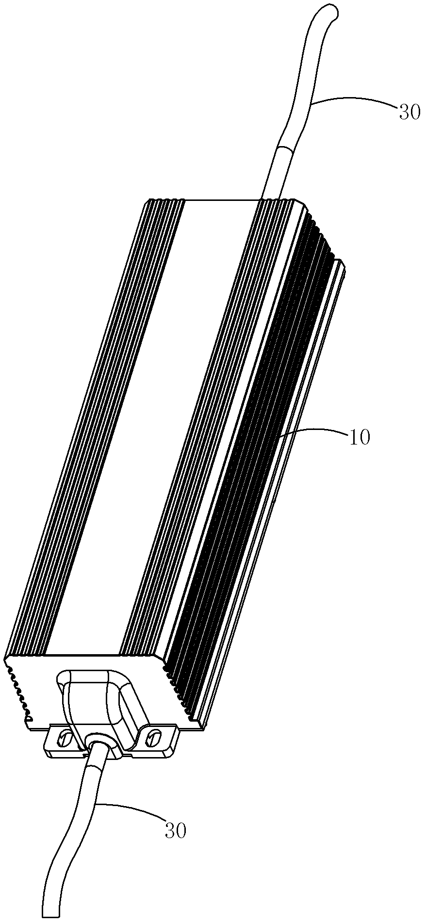 Electronic equipment sealing structure, electronic power supply and encapsulation method for electronic power supply