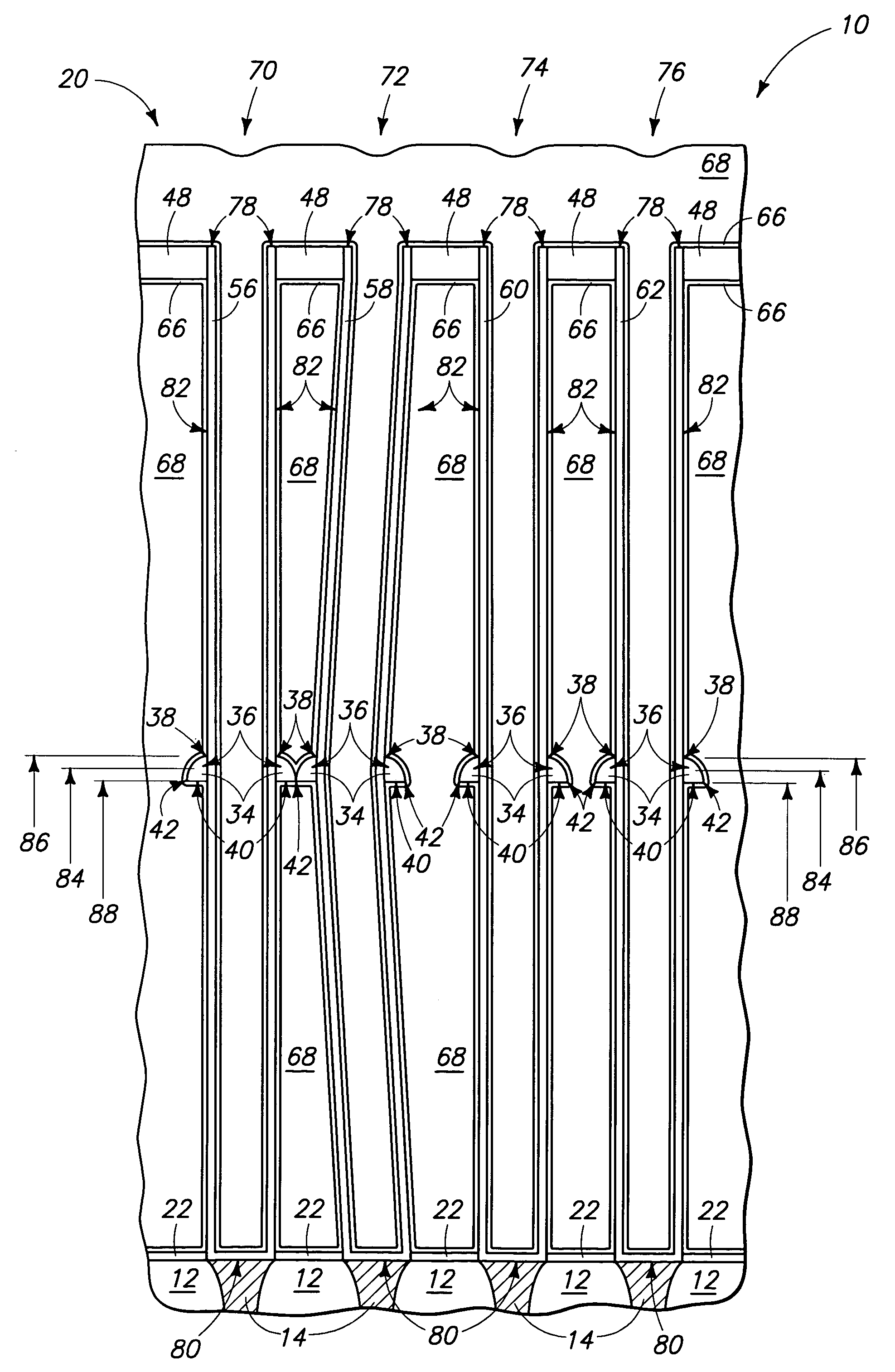 Methods of forming a plurality of capacitors