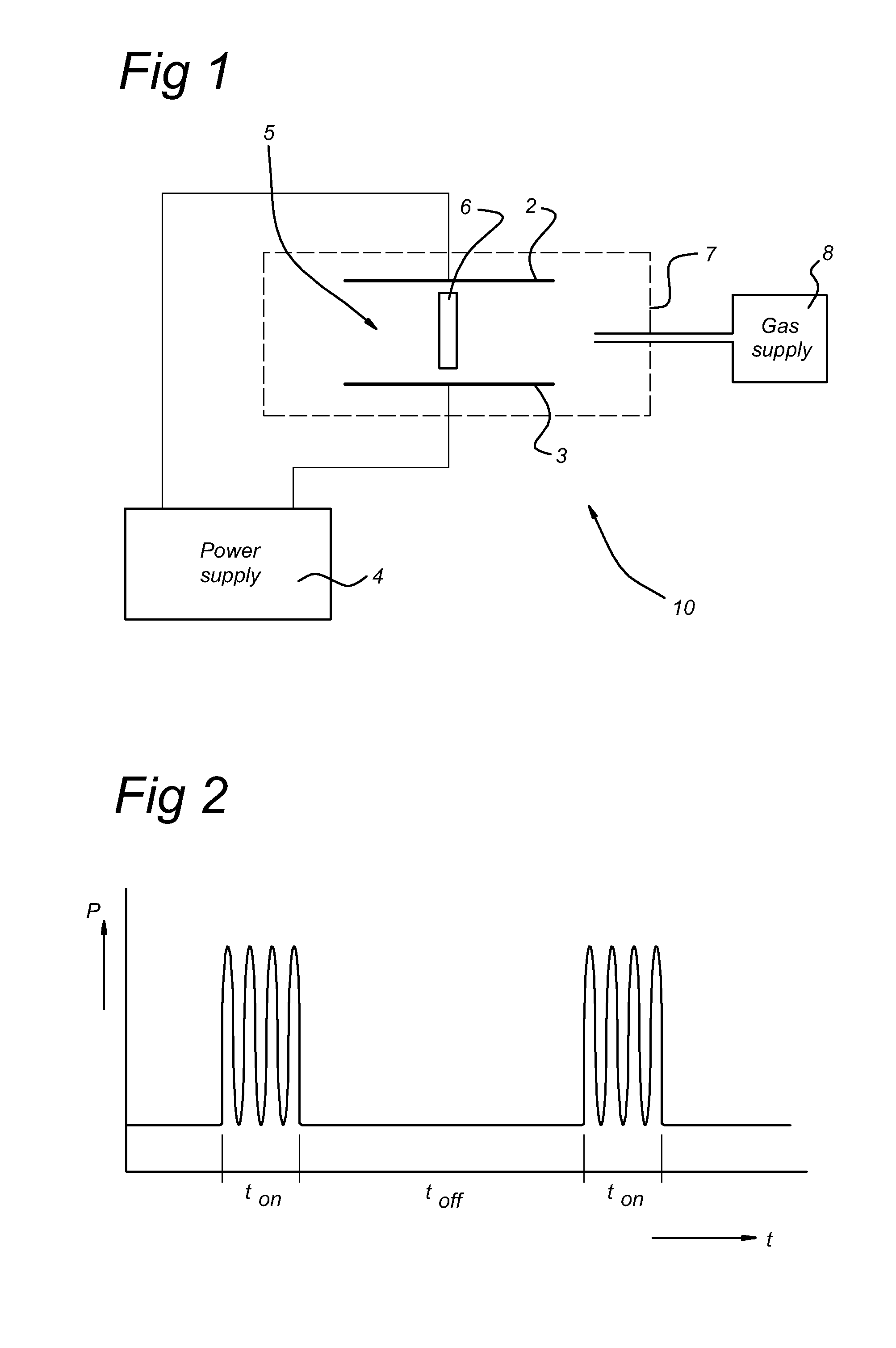 Method and apparatus for deposition using pulsed atmospheric pressure glow discharge