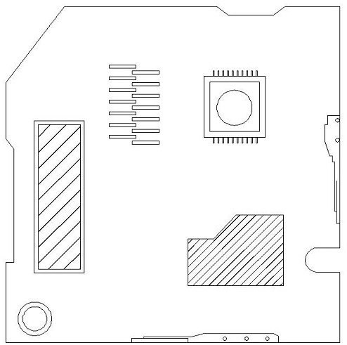 Size detection equipment capable of positioning and correcting and for mobile phone electronic part detection