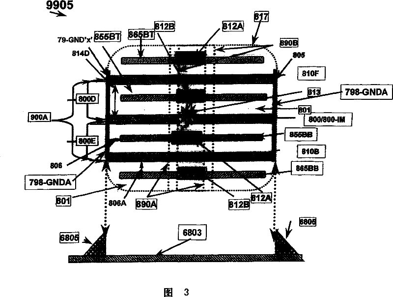 Passive electrostatic shielding structure for electrical circuitry and energy conditioning with outer partial shielded energy pathways