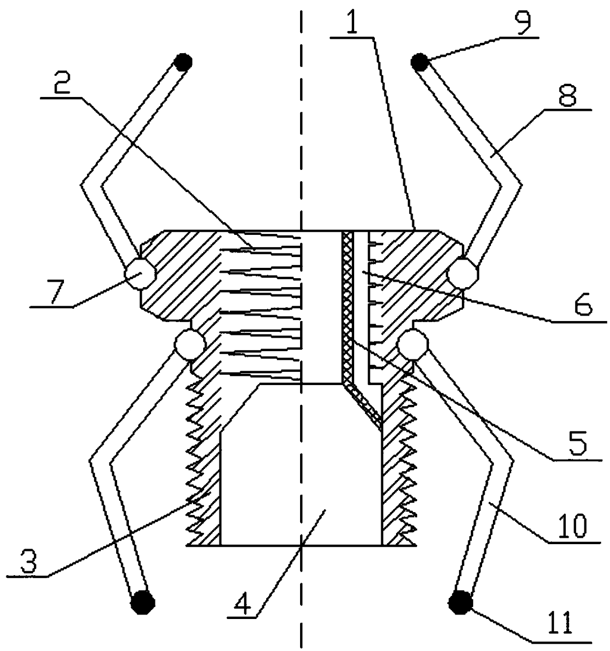 Wear-resistant reinforced reducer joint