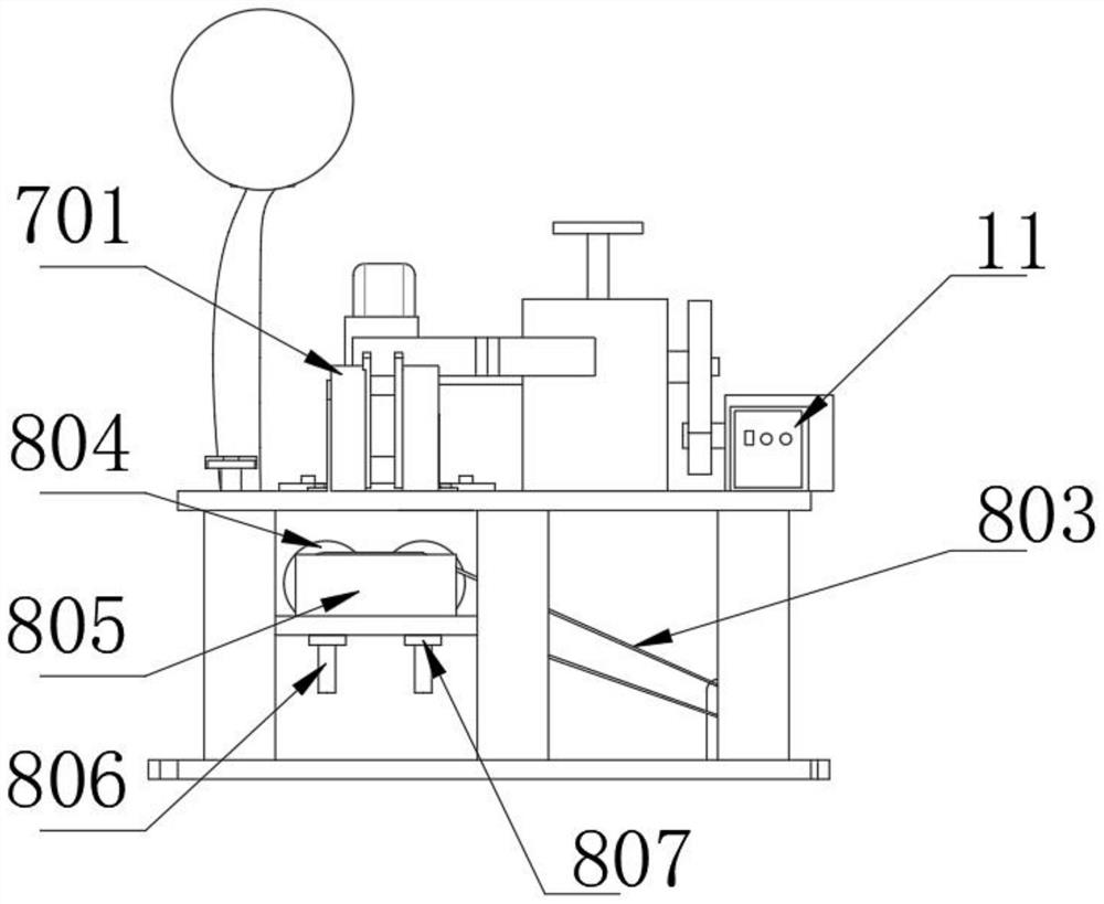 Fishhook blank double end sharpening machining device and using method thereof