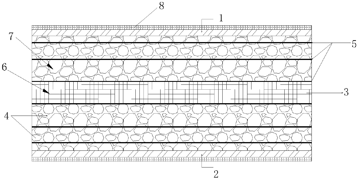 A kind of polymer composite board and preparation method thereof