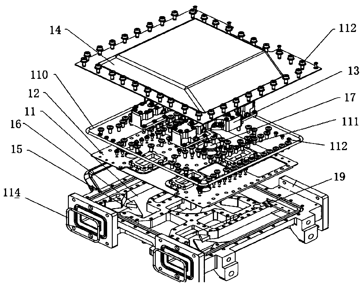 Microwave Branch system capable of networking flexibly