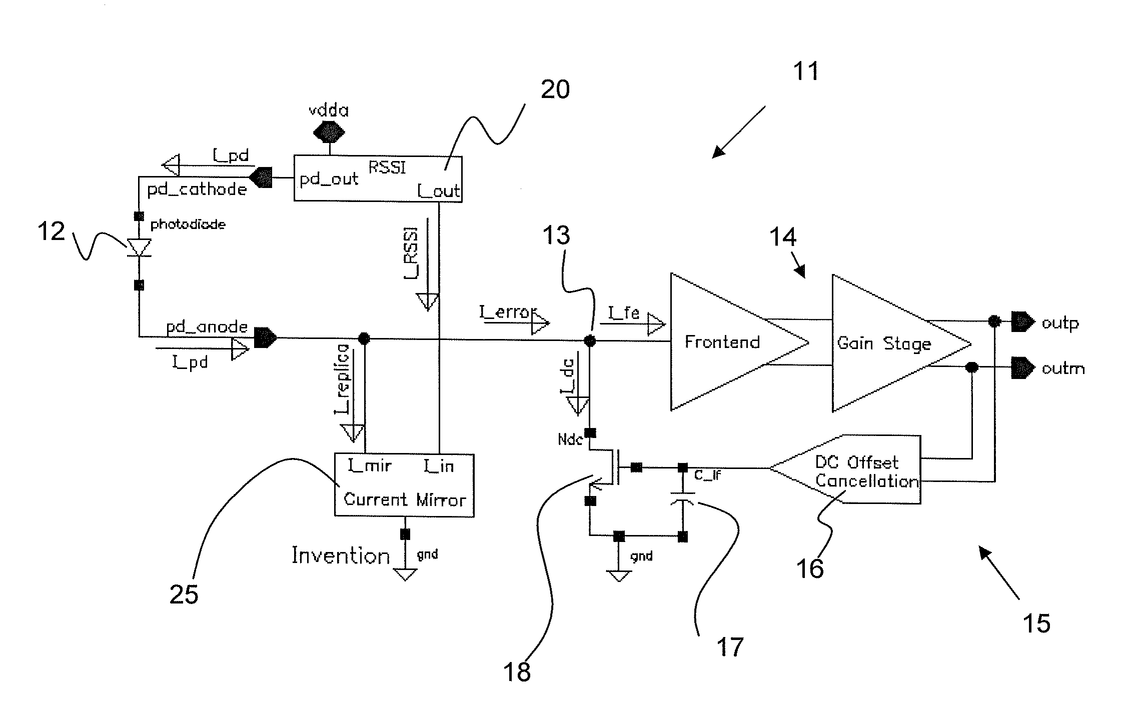 DC Offset Cancellation For A Trans-Impedance Amplifier
