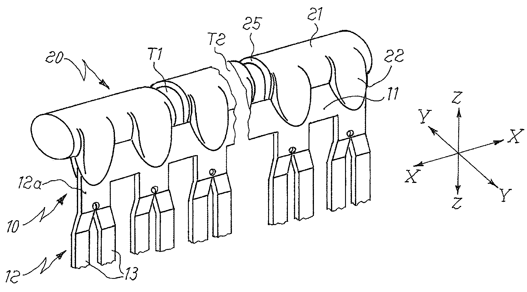 Insulated jumper in particular for terminal blocks of switchboards