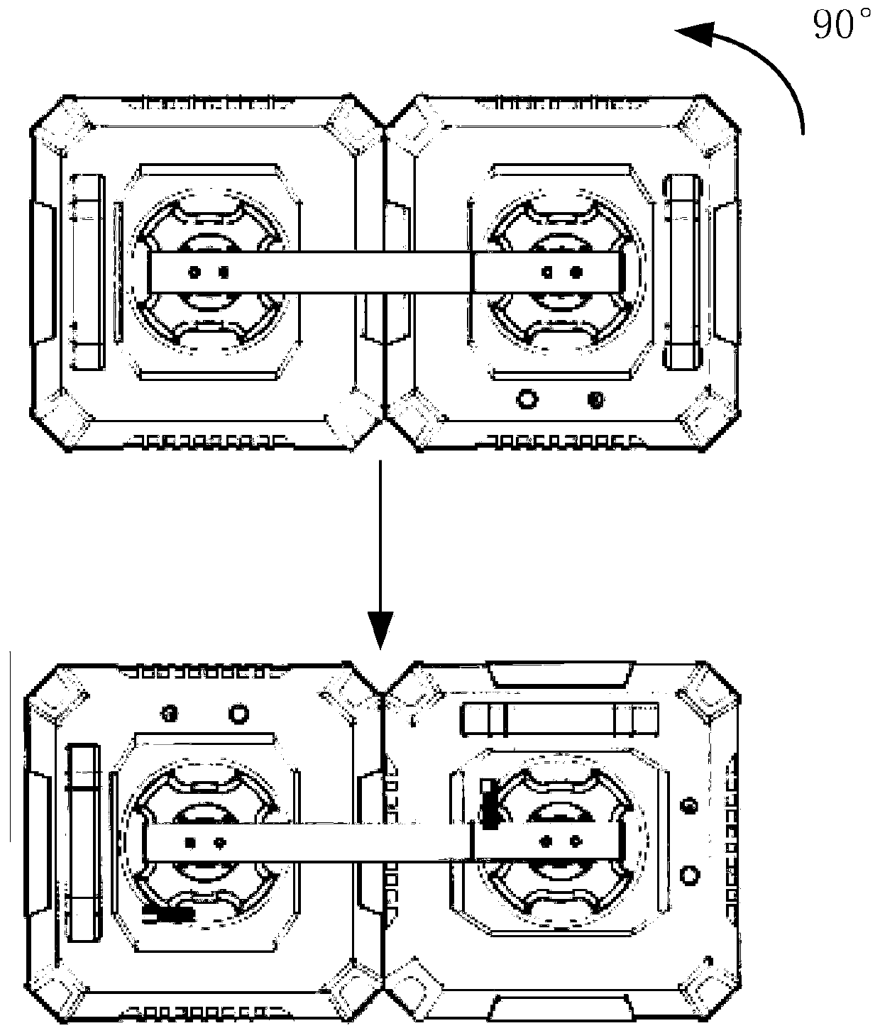 Fully-polarized radar life detection and positioning method