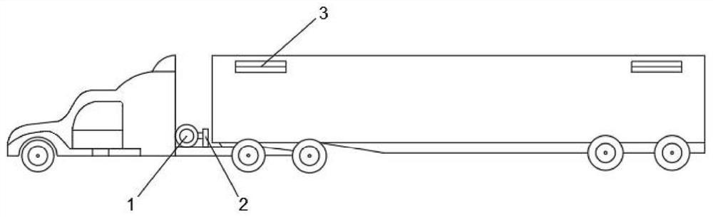 A liquid tank truck rollover buffer device and its control method