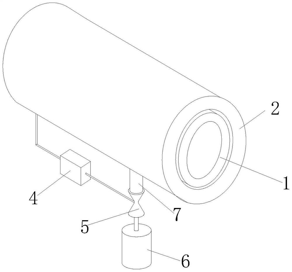 Main steam pipeline leakage monitoring system combining spectrum method and condensate level method