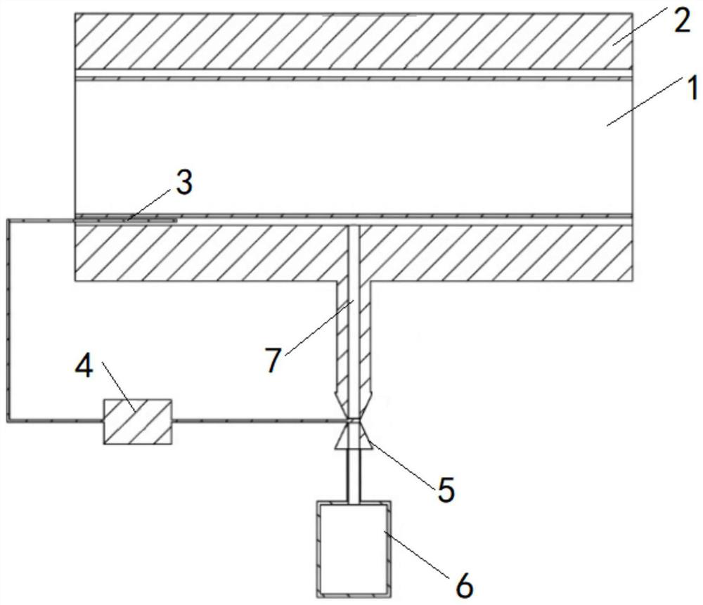 Main steam pipeline leakage monitoring system combining spectrum method and condensate level method