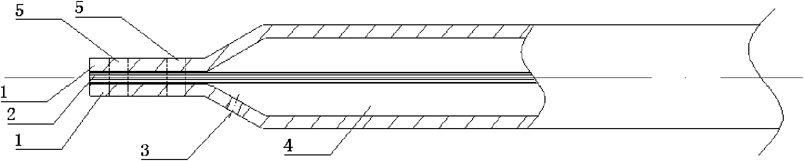 Insulating tube type busbar and manufacturing method thereof