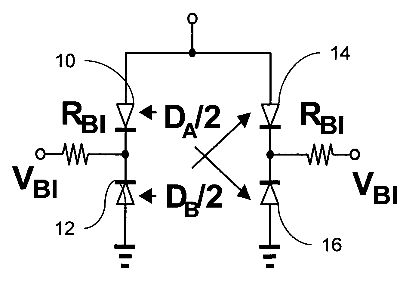 Linear variable voltage diode capacitor and adaptive matching networks