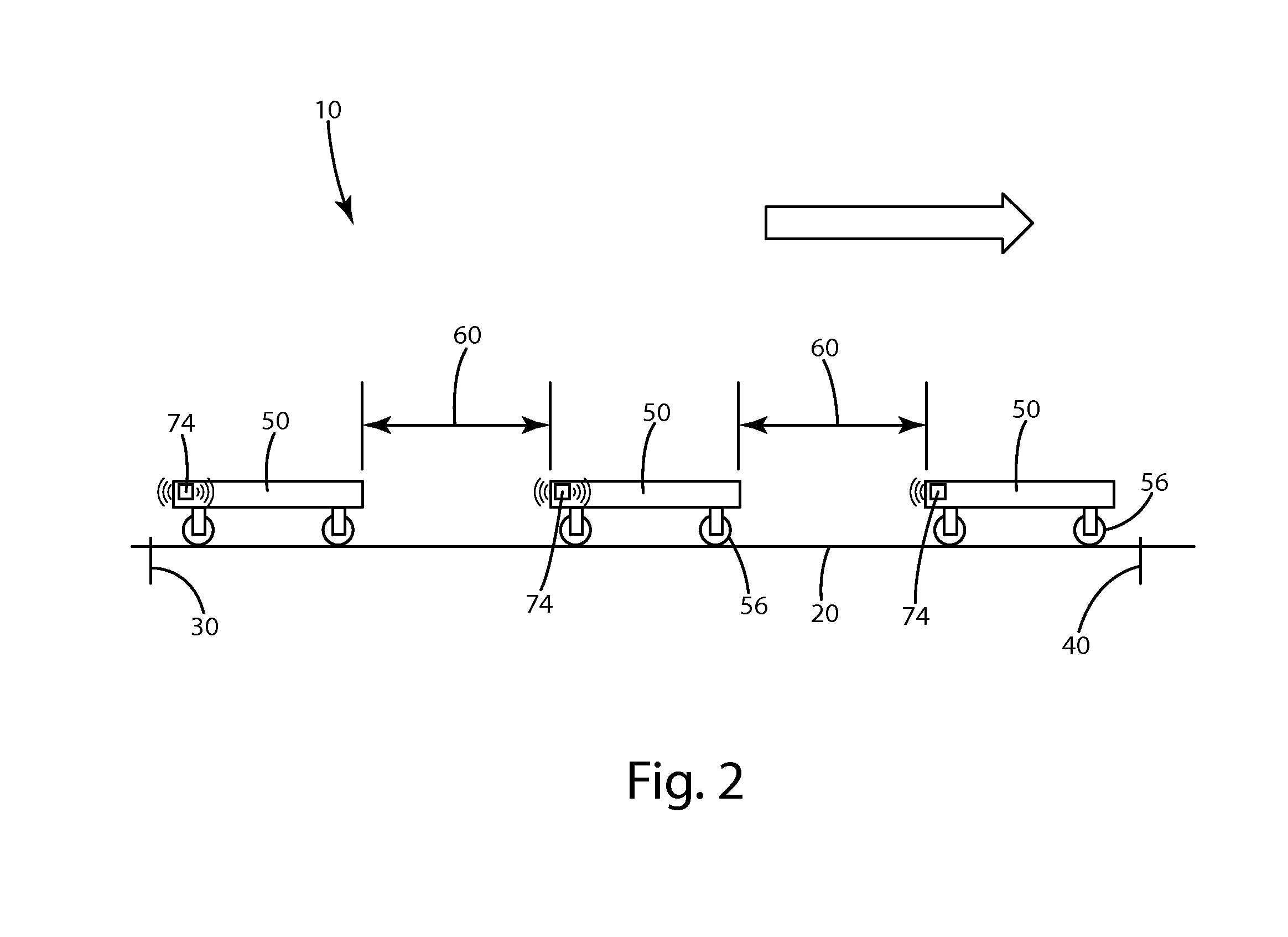 Method of material handling with automatic guided vehicles