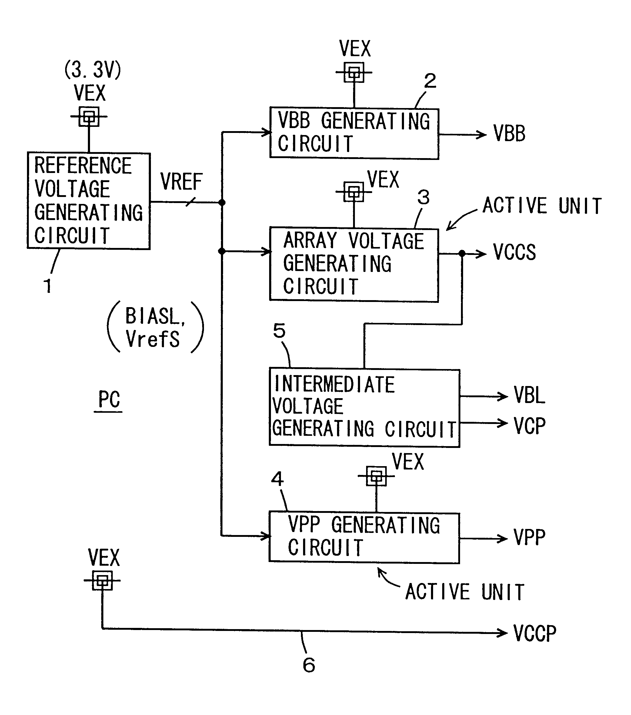 Semiconductor integrated circuit device having an internal voltage generating circuit layout easily adaptable to change in specification