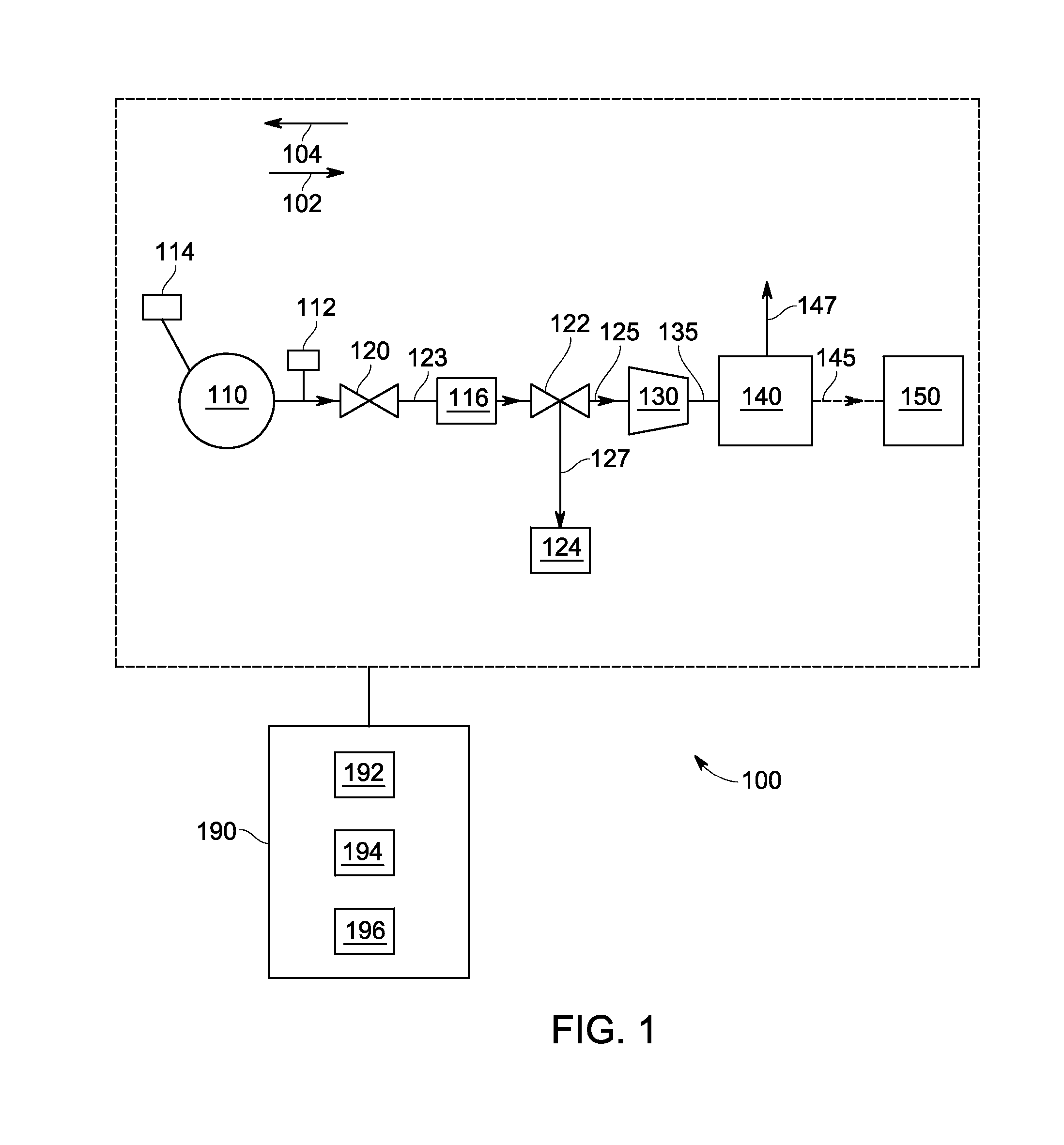 Cryogenic fuel system with auxiliary power provided by boil-off gas