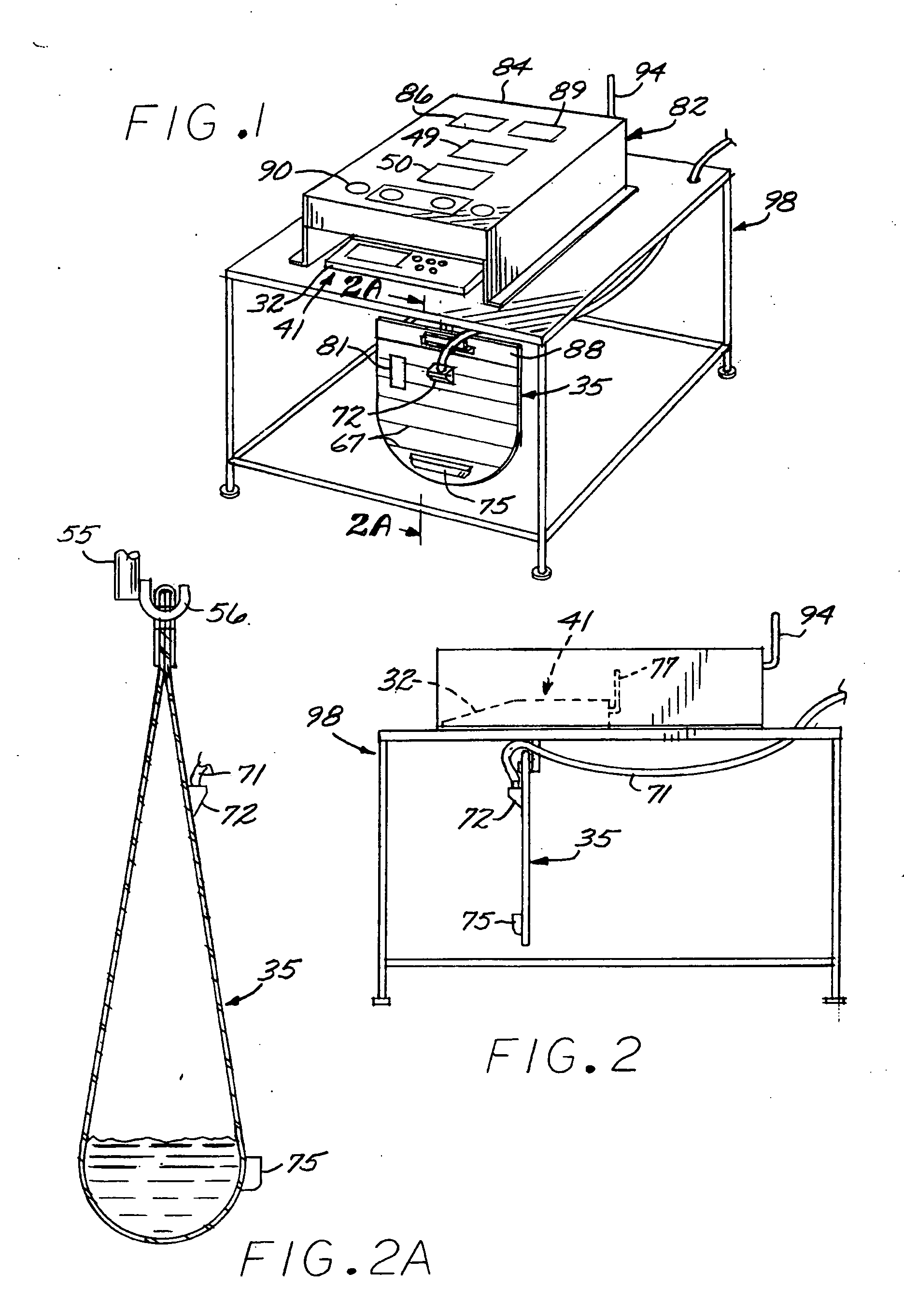 Apparatus for collecting and calculating quantity of patient fluid loss and method of using same