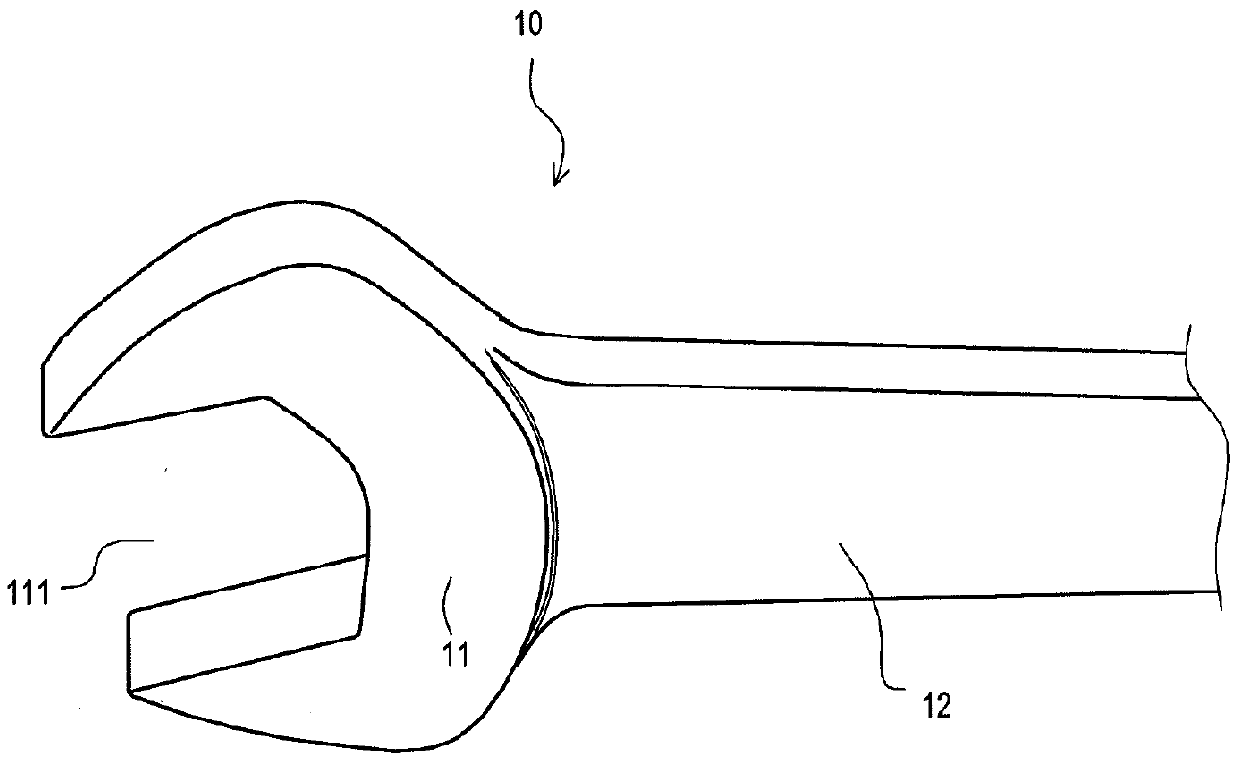 Open-end wrench and method of manufacturing the same