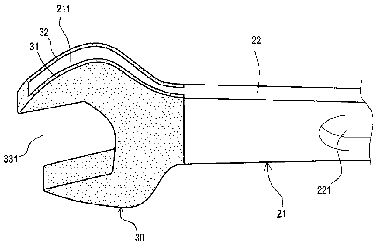 Open-end wrench and method of manufacturing the same