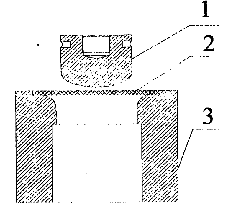 Simple forming process of seal head for titanium alloy cylinder