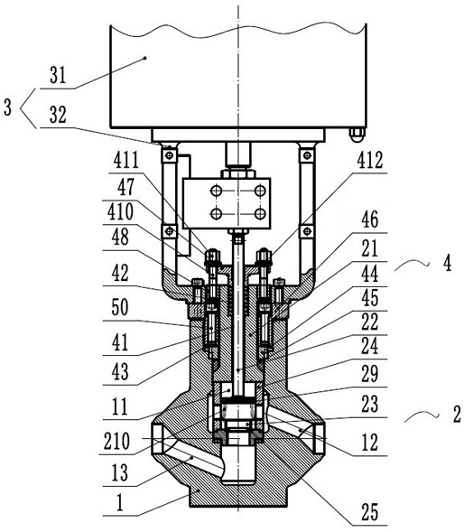 Anti-scouring high-pressure adjusting valve capable of achieving sealing and adjusting staggering and flow adjusting method of anti-scouring high-pressure adjusting valve