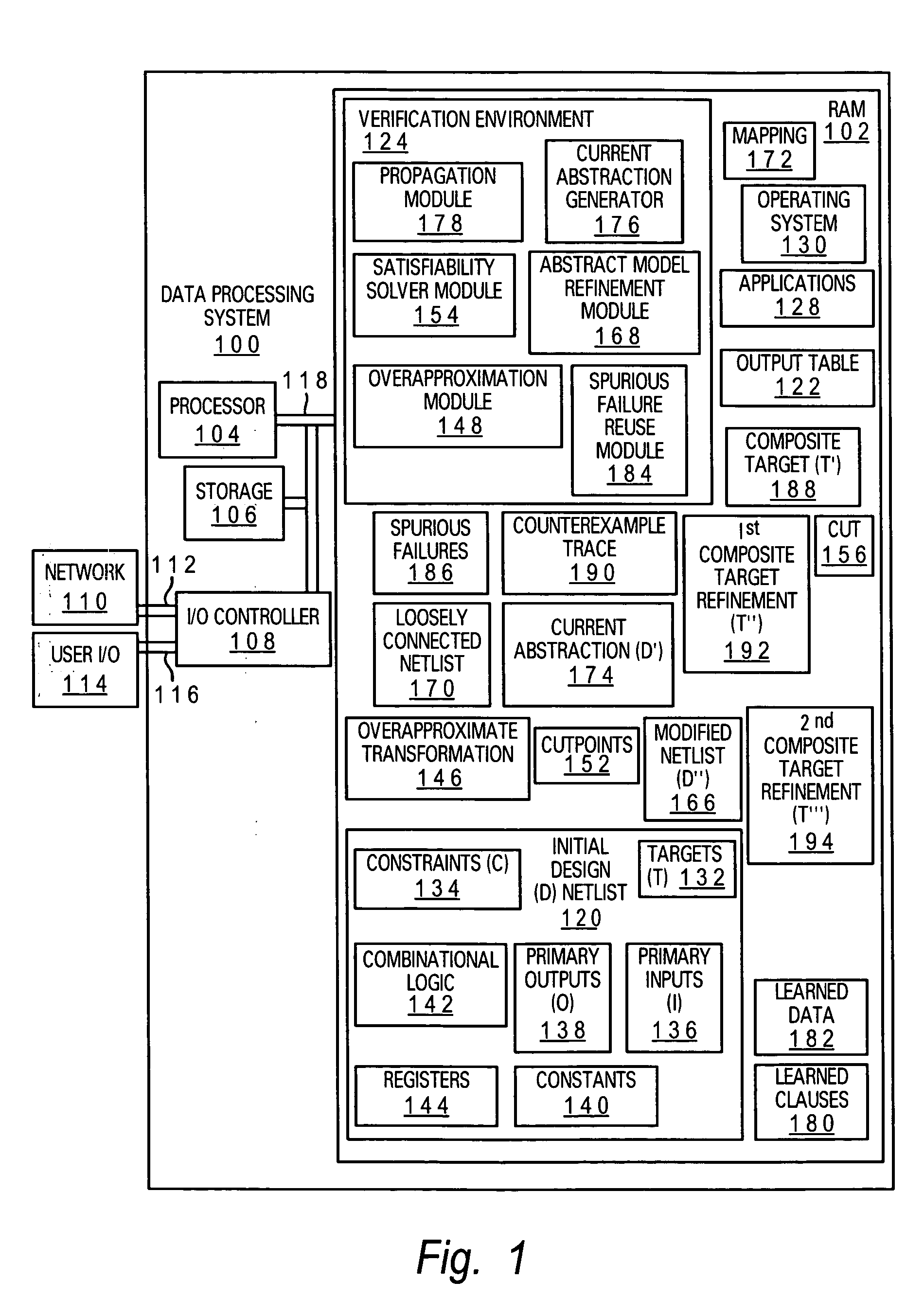 Method and system for performing utilization of traces for incremental refinement in coupling a structural overapproximation algorithm and a satisfiability solver