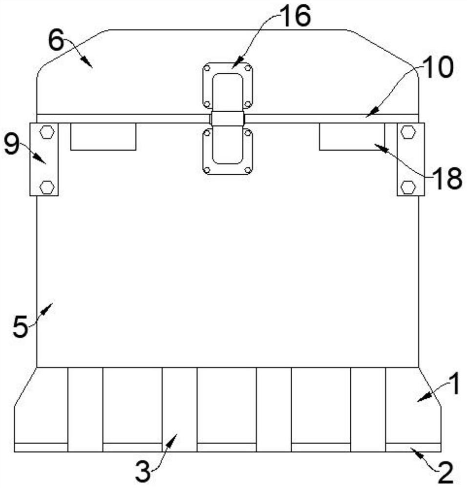 Waterproof carton with lock catch structure