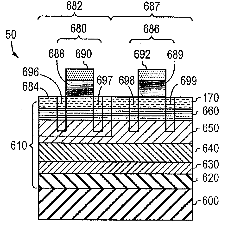Semiconductor heterostructures having reduced dislocation pile-ups and related methods