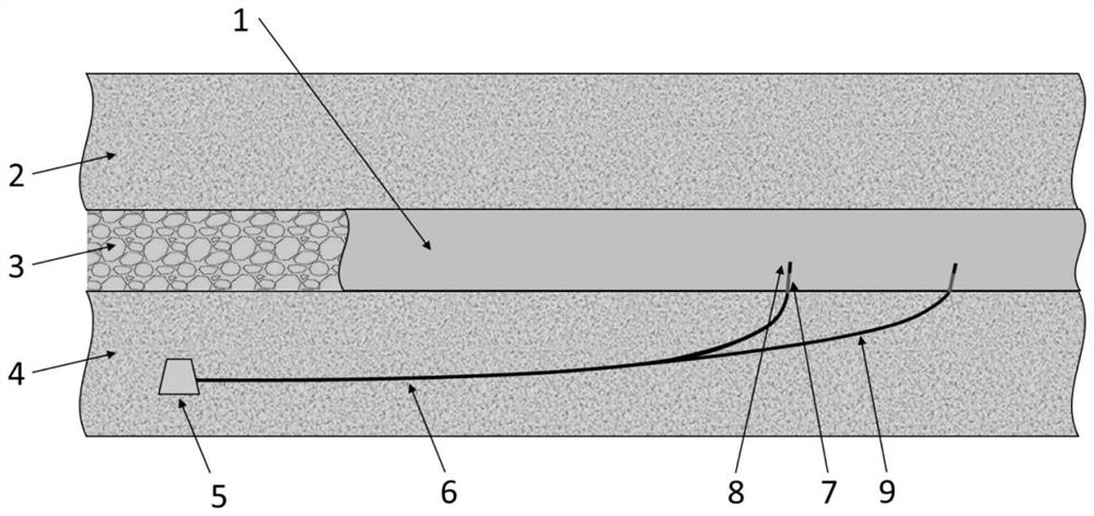 A device and method for ultra-long-distance in-situ measurement of coal seam gas pressure