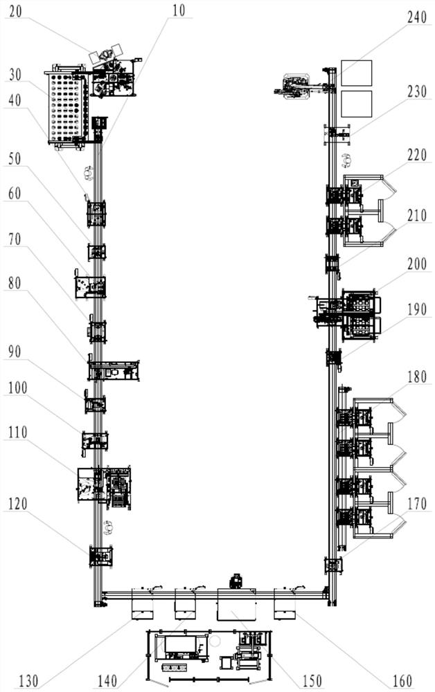 An automatic assembly line for automotive air-conditioning compressors