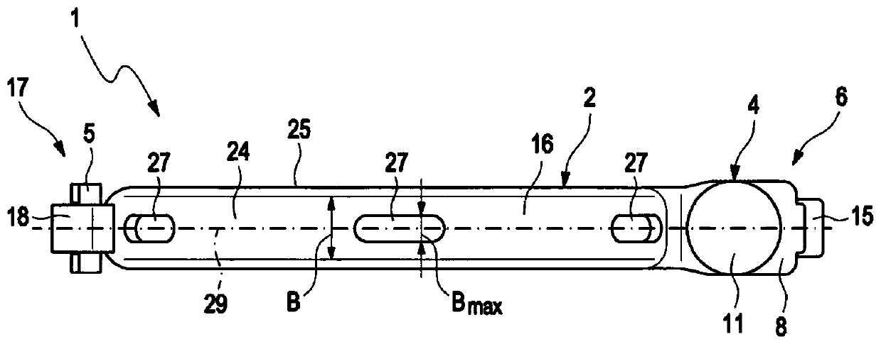 Connection device for a turbocharger, and turbocharger