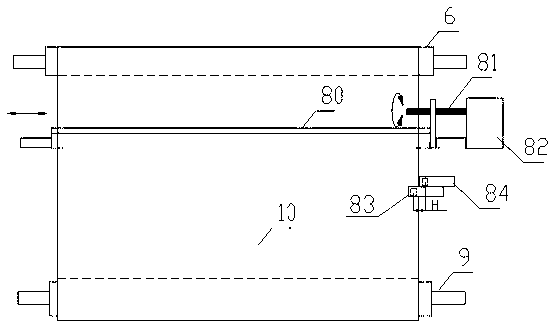 Receiving system of digital sizing machine