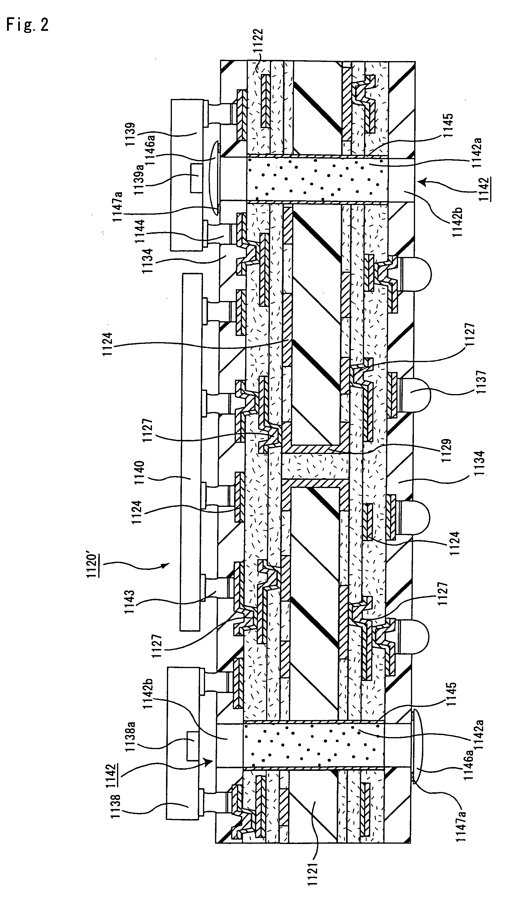 Ic chip mounting substrate, ic chip mounting substrate manufacturing method, optical communication device, and optical communication device manufacturing method