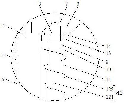 A motor installation protection device for new energy vehicles