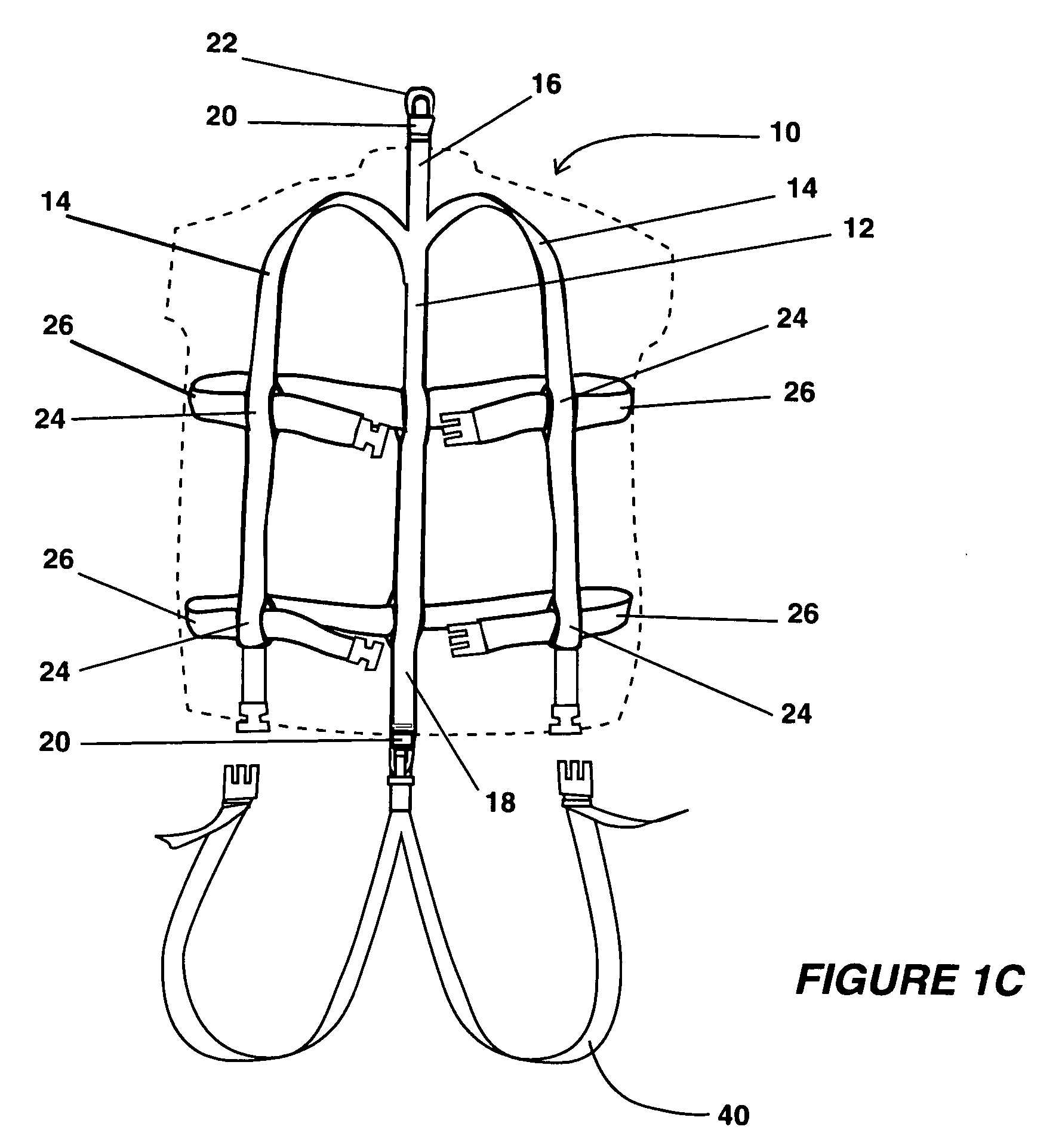 Safety harness with suspension relief