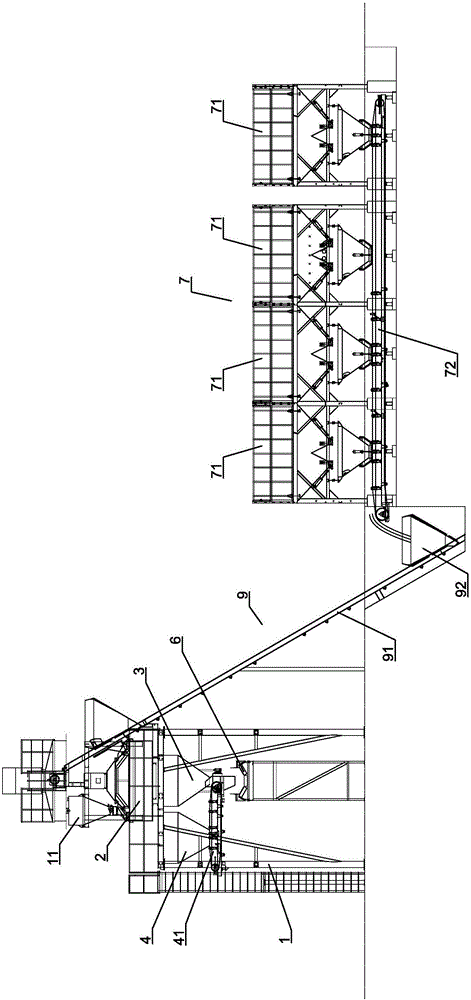 Concrete product color mixing system and control method thereof