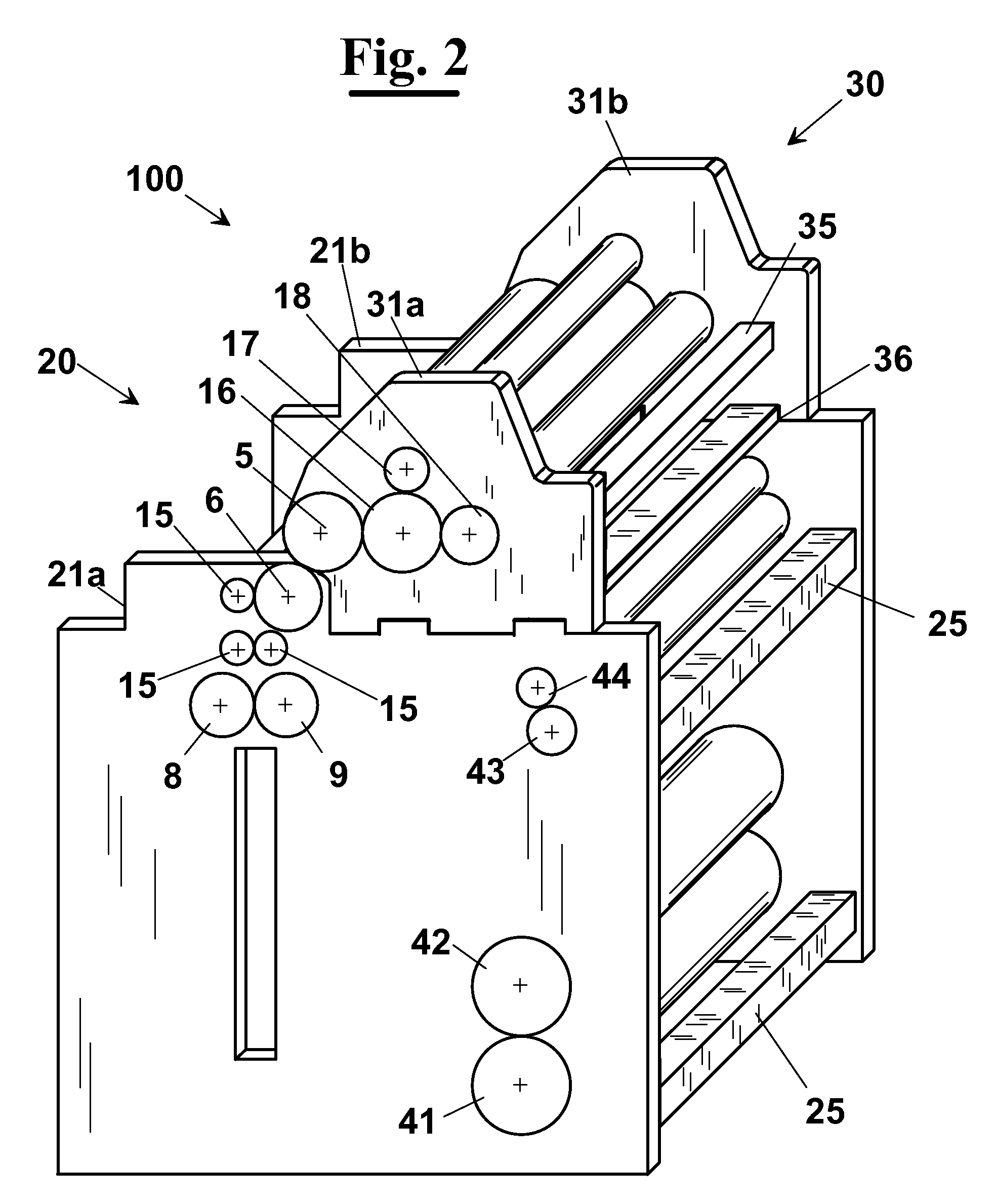 Structure of interfolding machine with adjustable cut-off