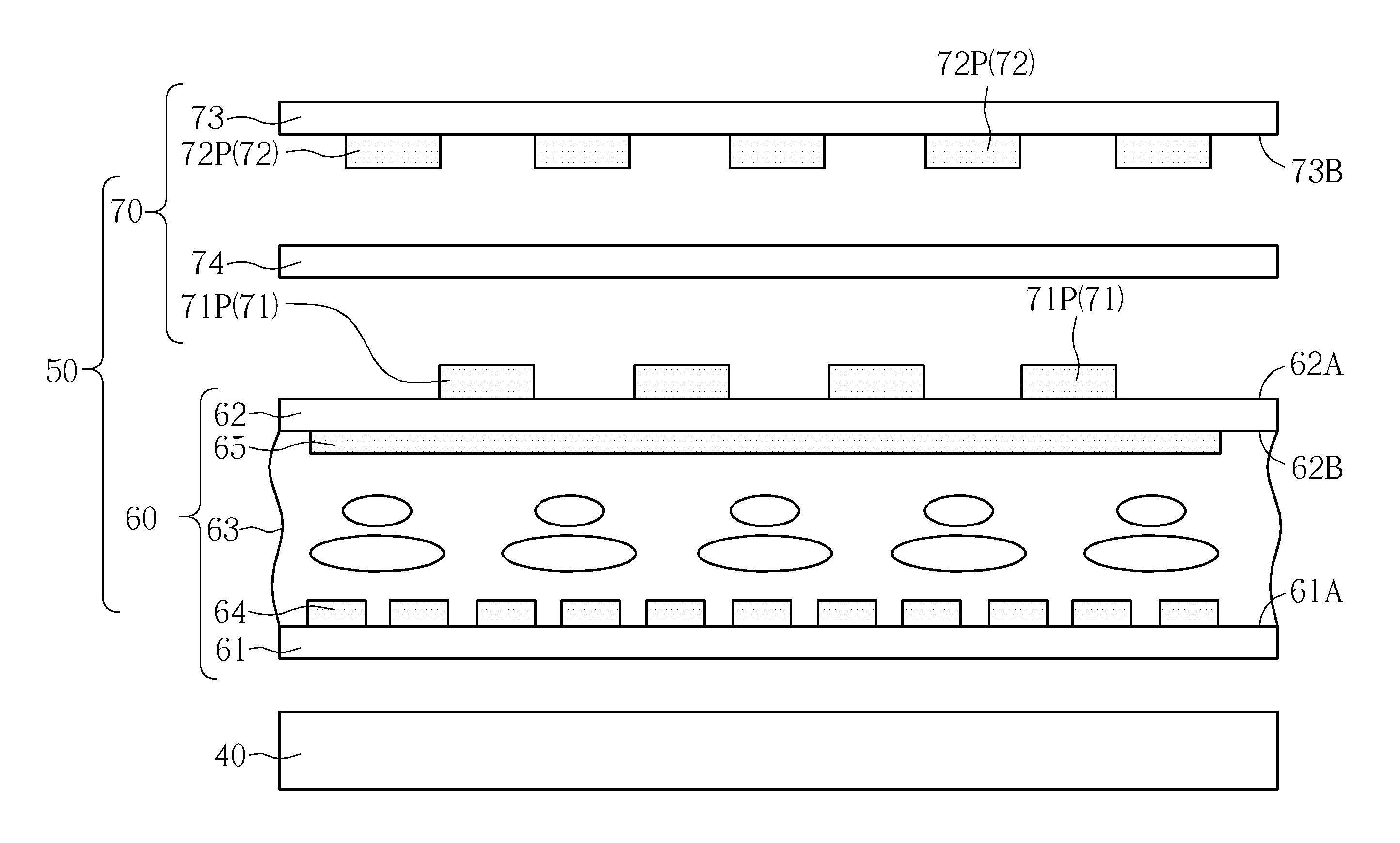Switchable touch stereoscopic image device