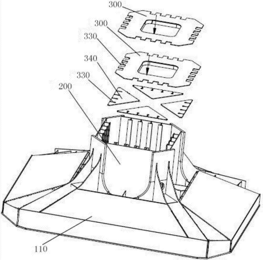 High-precision assembling method for pile shoe of offshore platform