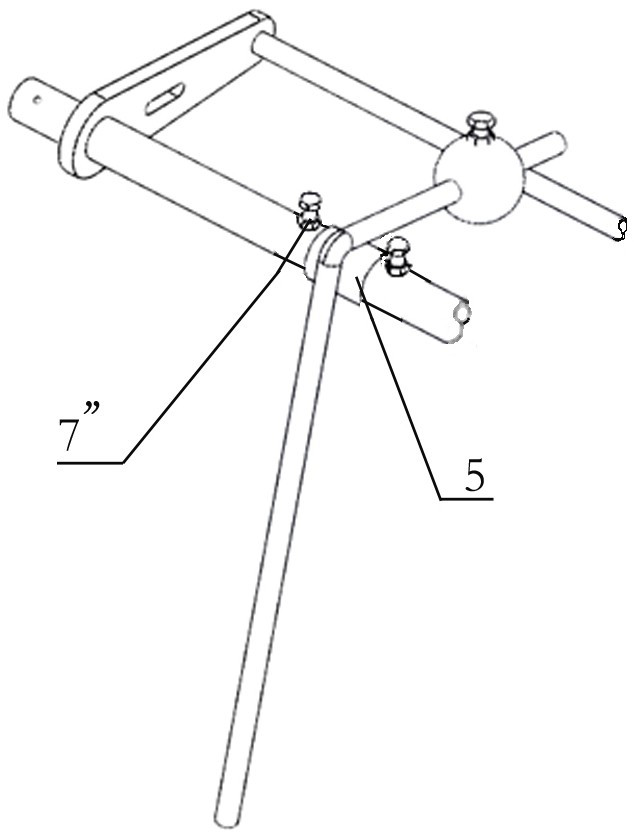 Weed removing device for tuber crop harvester