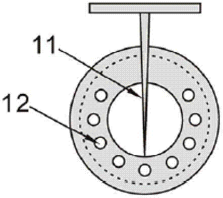 Natural gas sample collecting method for detecting content of mercury in natural gas