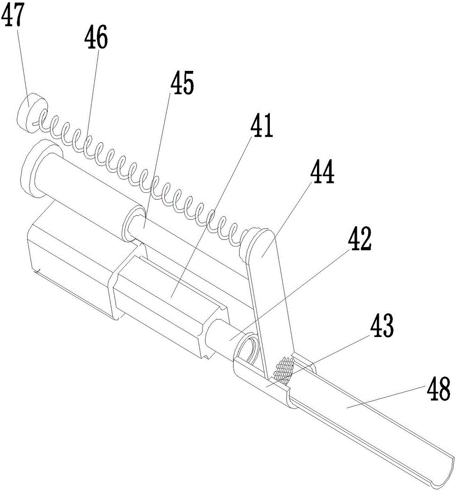 Paper-inserting apparatus for paper-inserting robot for electric motor