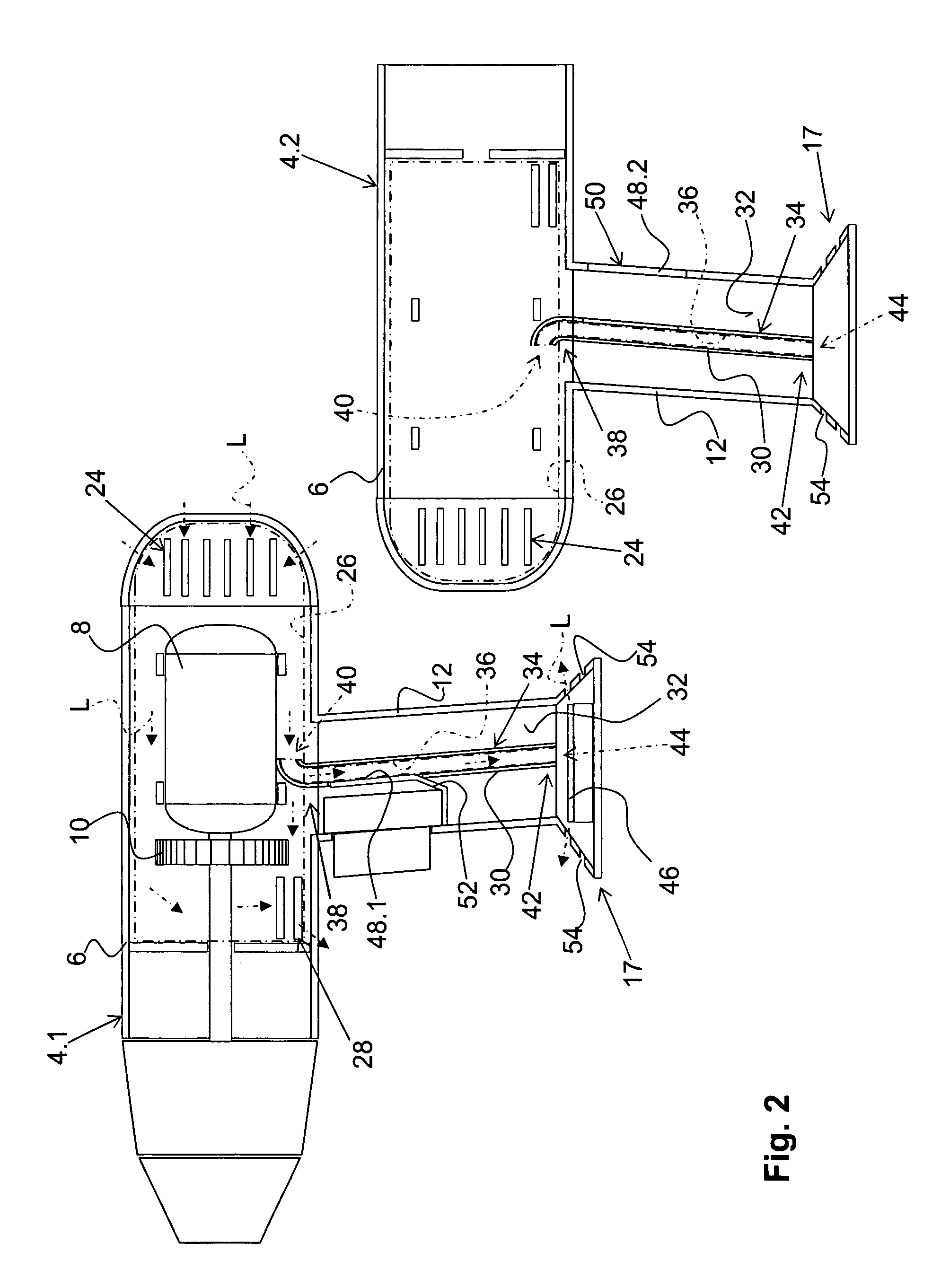 Electrical hand-held power tool with cooling of electronics