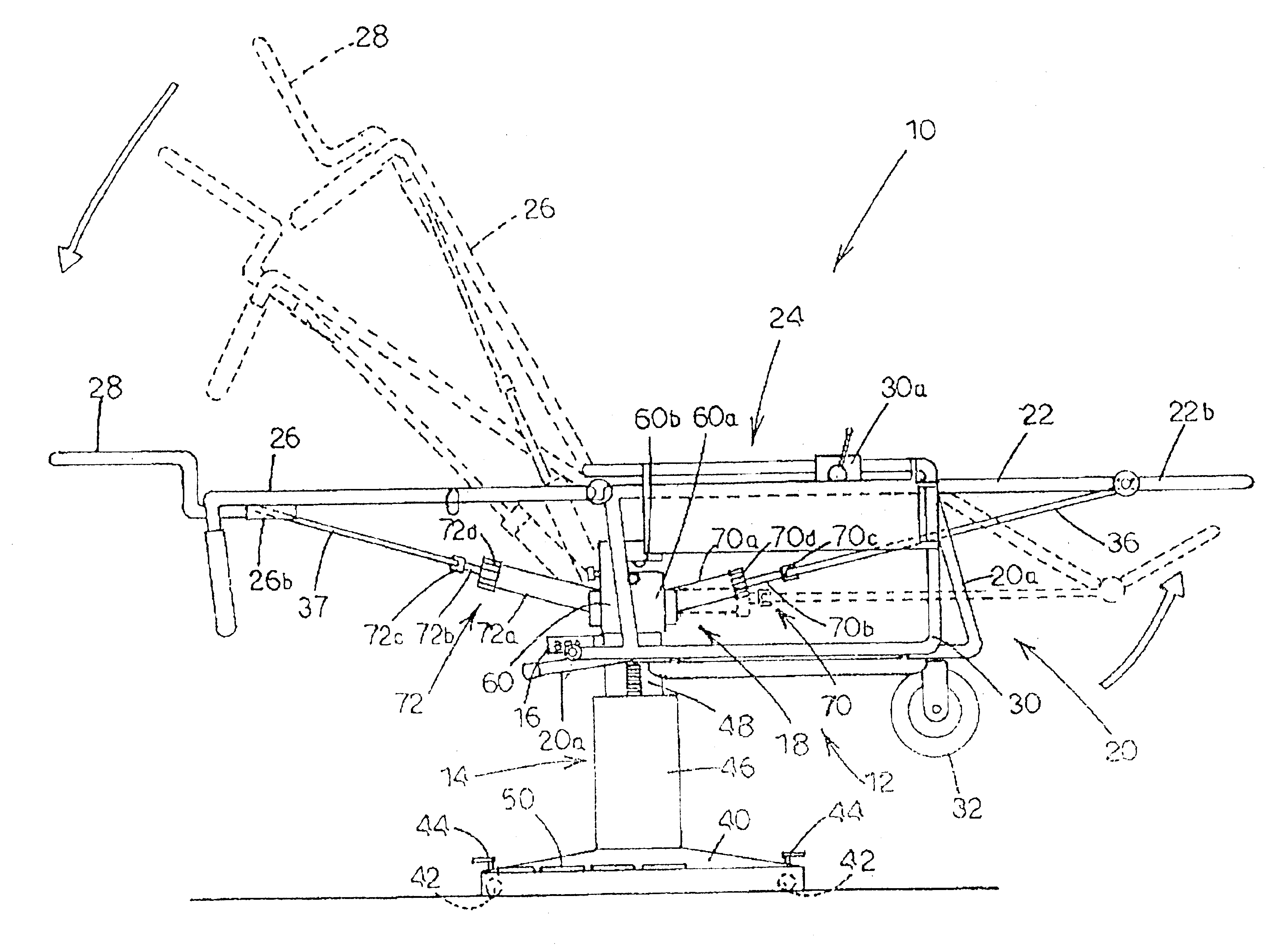 Convertible wheelchair and separate lift module for connecting to and elevating the wheelchair